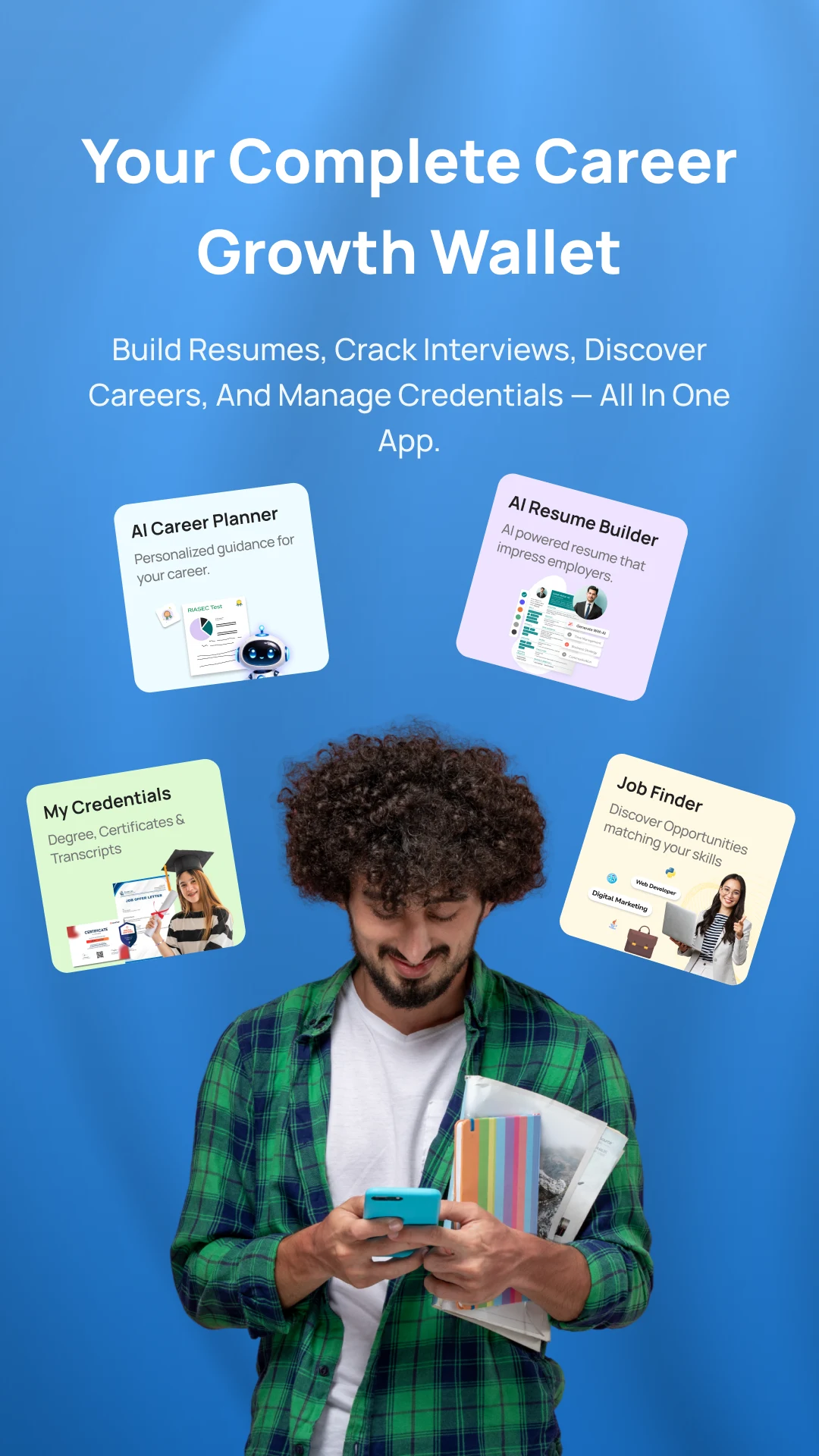 TruScholar Wallet & AI Resume screenshot
