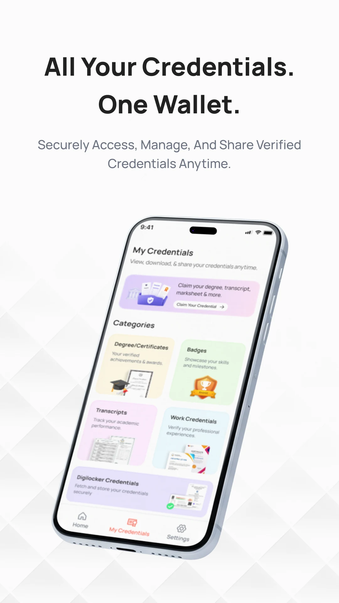TruScholar Wallet & AI Resume screenshot